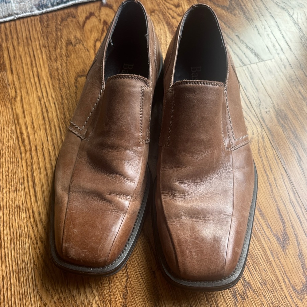 Bass Men's Tan Corrado Leather Loafers